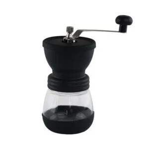 Manual Coffee Bean Grinder PP Glass Bottle Ceramic Burr