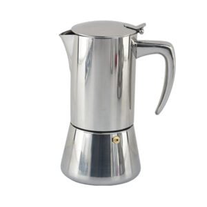 Italian Moka Pot Stovetop stainless Steel For Induction Gas