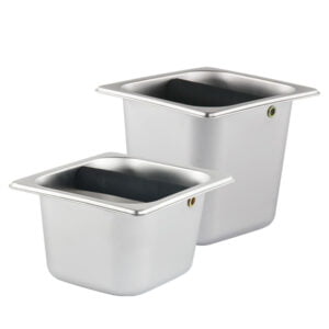 Tenvega Coffee Knock Box Ground Espresso Stainless Steel