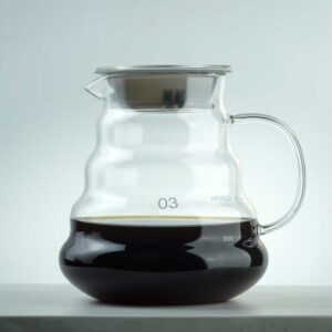 Tenvega Portable Pour Over Coffee Maker Coffee Pot Dripper Brewer High Borosilicate Glass 350Ml 500Ml 700Ml