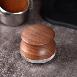 Coffee Distribution Tool Walnut Handle 51 53 58mm Wholesale