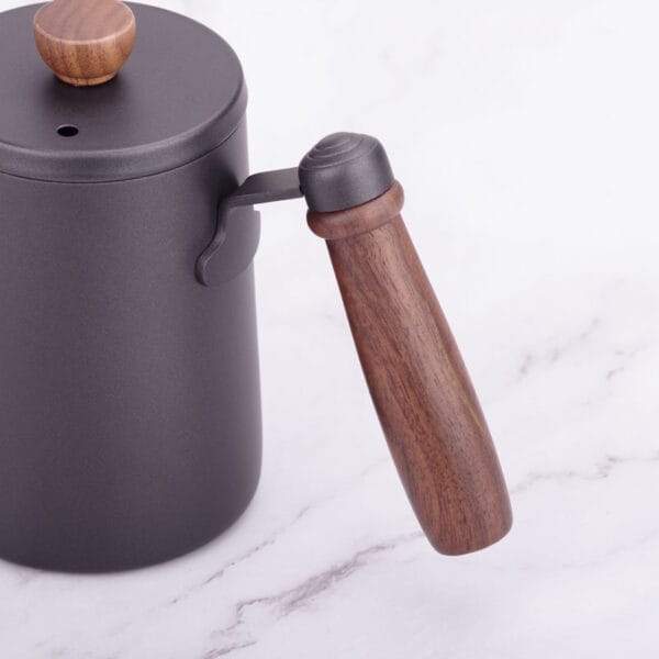 Gooseneck Coffee Kettle With Walnut wooden handle - Image 5