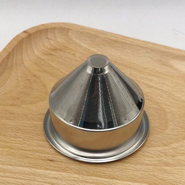 Conical Stainless Steel Double Layer Coffee Filter Basket - Image 3