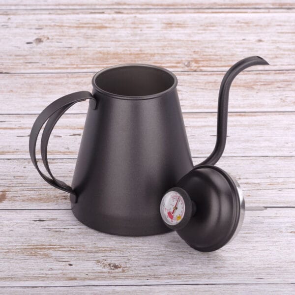 Gooseneck Coffee Kettle 304 Stainless Steel With Thermometer - Image 3