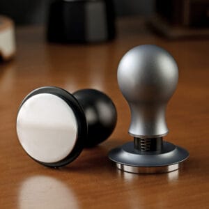 Stainless Steel Ripple Base Springs Coffee Loaded Tamper
