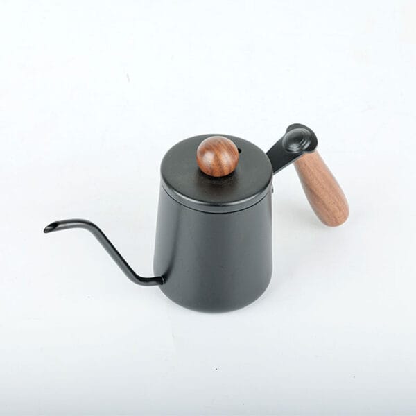 Coffee Pour-over Kettle Walnut wooden handle Stainless Steel - Image 3