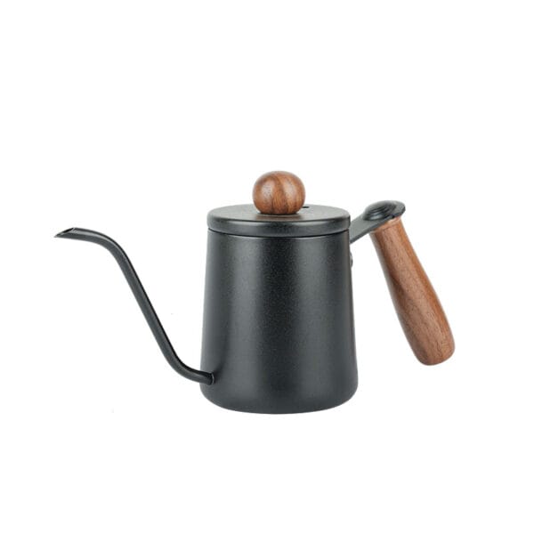 Coffee Pour-over Kettle Walnut wooden handle Stainless Steel - Image 2