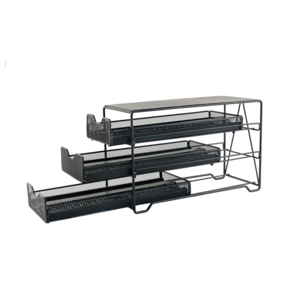 coffee pod drawer metal Mesh Storage Organizer - Image 4