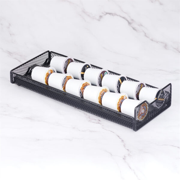 coffee pod drawer metal Mesh Storage Organizer - Image 2