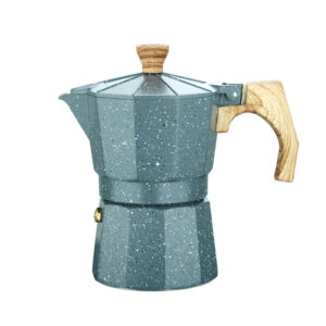 Espresso maker Moka Pot stovetop Marble pattern Aluminium