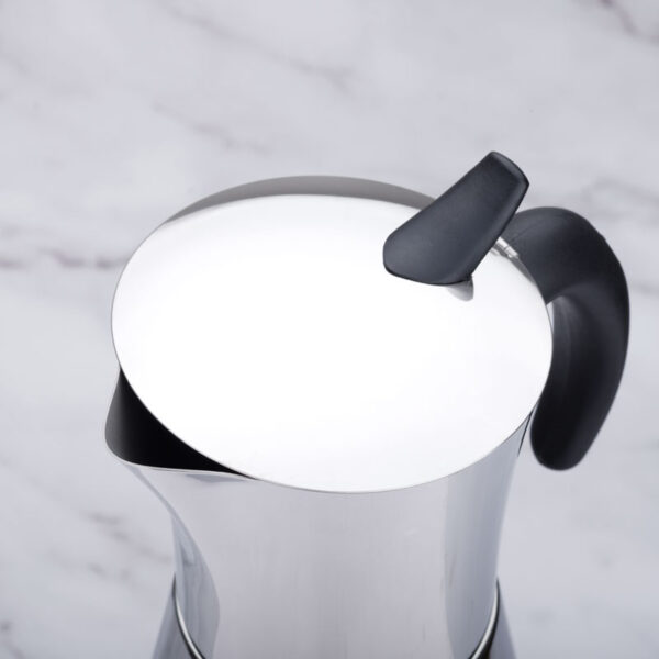 Mirror Light Stainless Steel Stovetop Coffee Moka Pots - Image 3