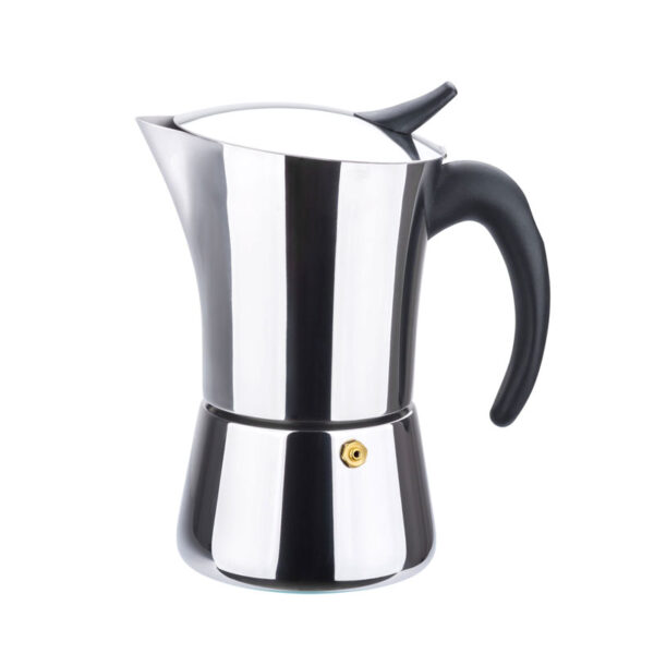 Mirror Light Stainless Steel Stovetop Coffee Moka Pots - Image 6