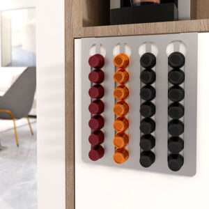 Over the Cabinet door Espresso coffee capsule holder