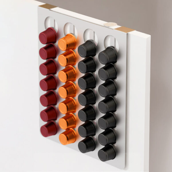 Over the Cabinet door Espresso coffee capsule holder - Image 2