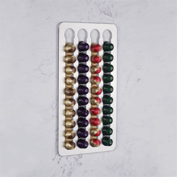 Wall Mounted Stainless Steel Espresso Coffee Pod Holder