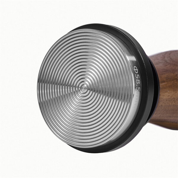 Walnut Handle Spring-loaded Coffee Tamper - Image 7