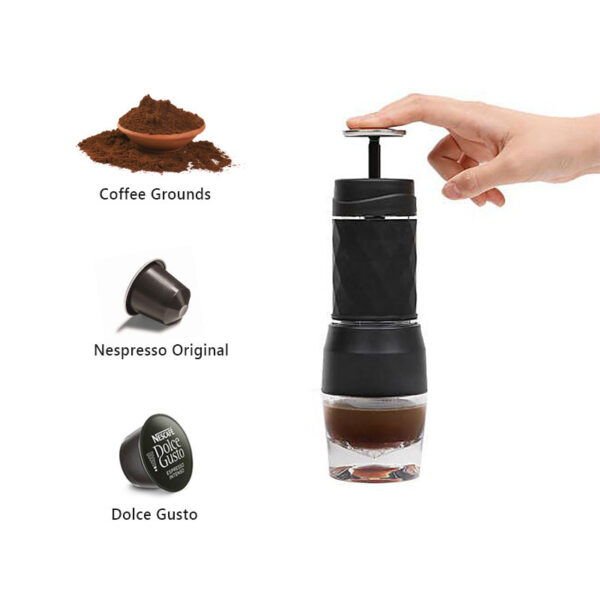 Travel Manually Portable Capsule Coffee Maker - Image 2