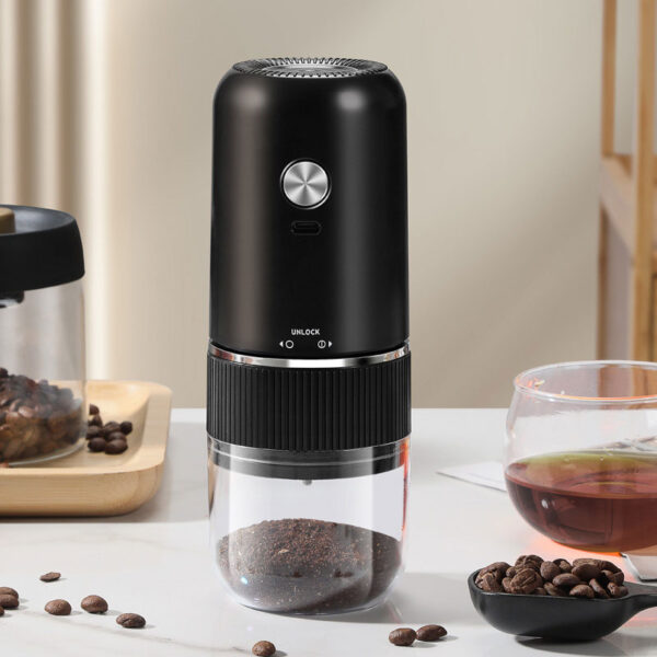 Electric Coffee Grinder,Wireless, Type-C Charging, adjustable