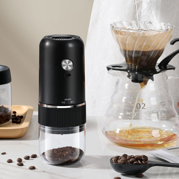 Electric Coffee Grinder,Wireless, Type-C Charging, adjustable - Image 3