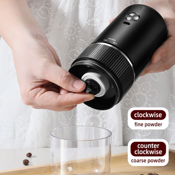 Electric Coffee Grinder,Wireless, Type-C Charging, adjustable - Image 5