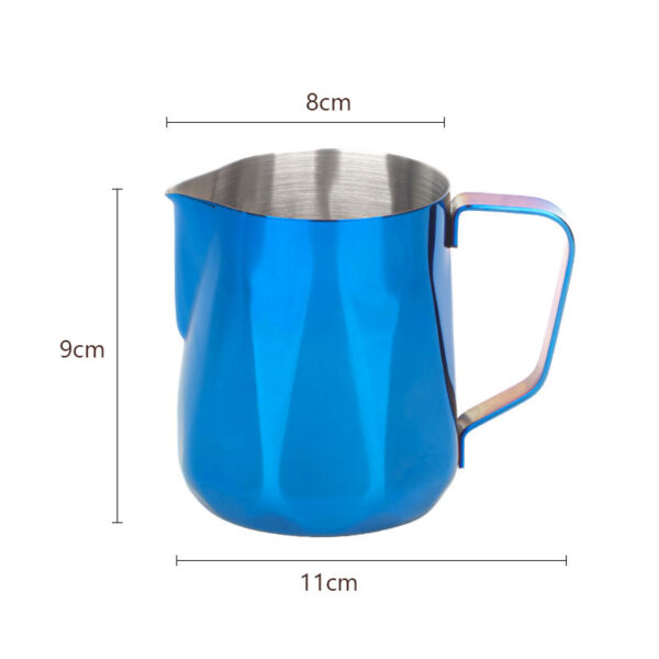 Coffee Milk Steaming Pitcher, Vacuum Plating Process, 350ml - Image 6