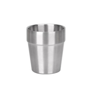 Insulated Double Walled Cup of Coffee Tea, Stainless Steel, 1CP2393