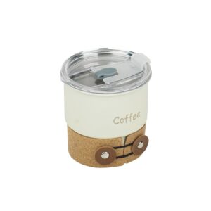 Car Tumblers Coffee Mug With Lid and Straw, Camping, Stainless Steel, 1CP2410