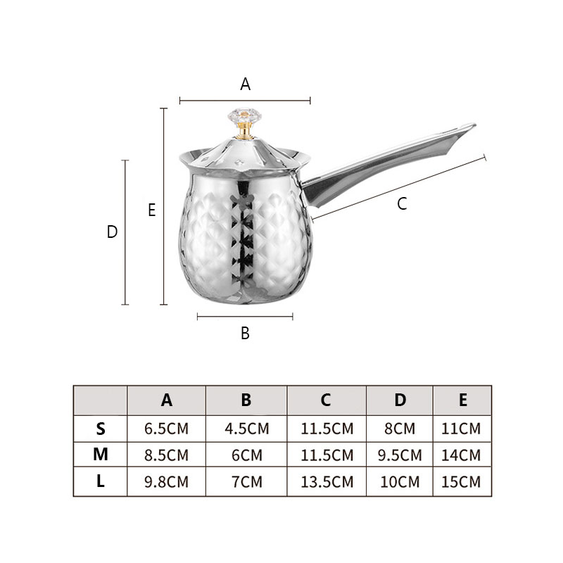Arabic & Turkish Coffee Maker, Stainless Steel, Coffee Pot 1CP2345 - Image 9