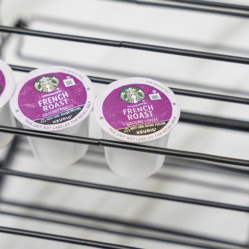 Metal 40pcs K Cup Coffee Pod Holder 360 Degree Rotatable Observation Wheel 1CP2357 - Image 6