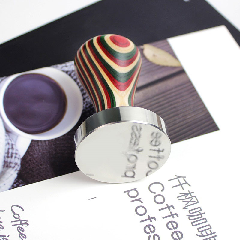 Espresso Press Tamper Premium Barista Coffee Tamper with Wooden Handle A164 - Image 6