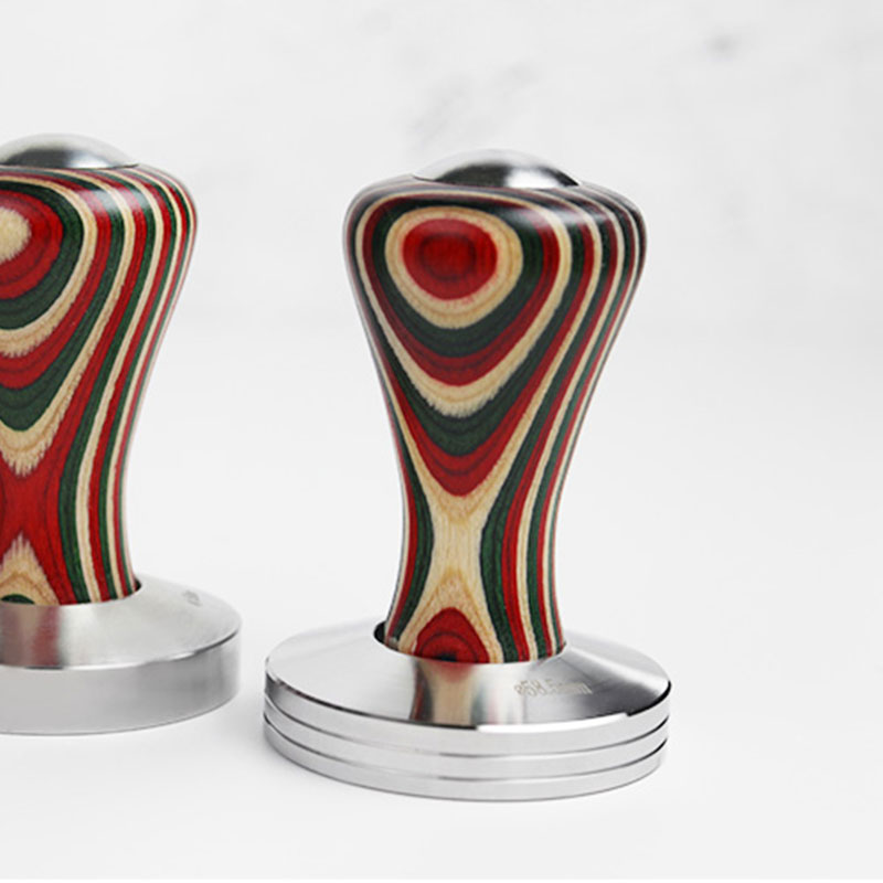 Espresso Press Tamper Premium Barista Coffee Tamper with Wooden Handle A164 - Image 4