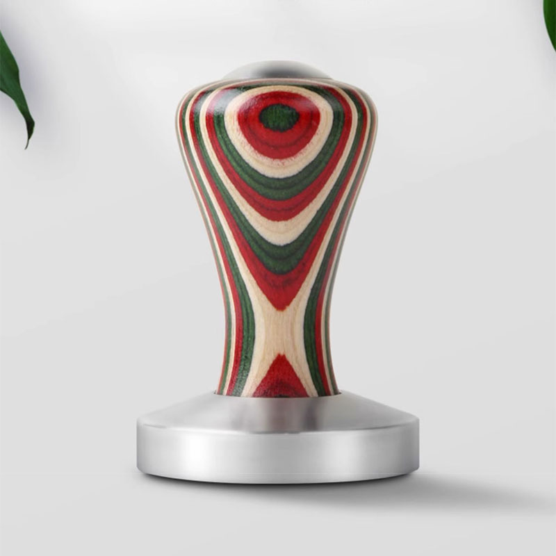 Espresso Press Tamper Premium Barista Coffee Tamper with Wooden Handle A164 - Image 3