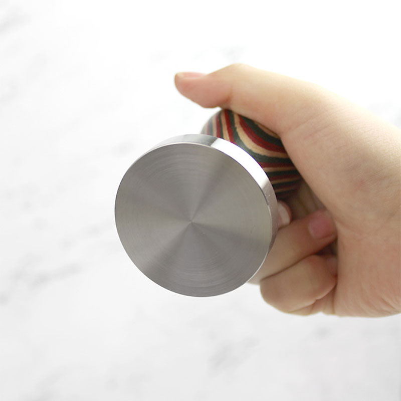 Espresso Press Tamper Premium Barista Coffee Tamper with Wooden Handle A164 - Image 5