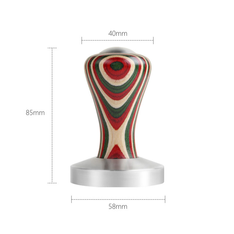 Espresso Press Tamper Premium Barista Coffee Tamper with Wooden Handle A164 - Image 7