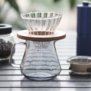 Professional Glass Coffee Server for Drip Coffee Maker Pour Over Coffee Maker with LID manufacturers